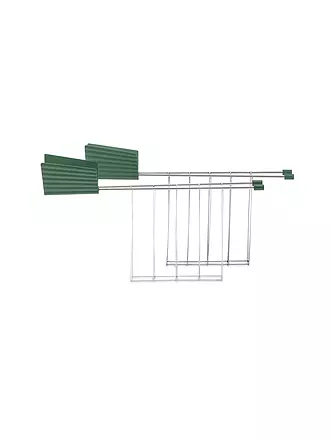 ALESSI | Pinzas para sándwich Plisse 2 unidades gris MDL08 RACK G | dunkelgrün